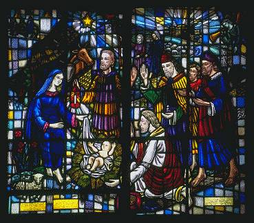 stained glass window